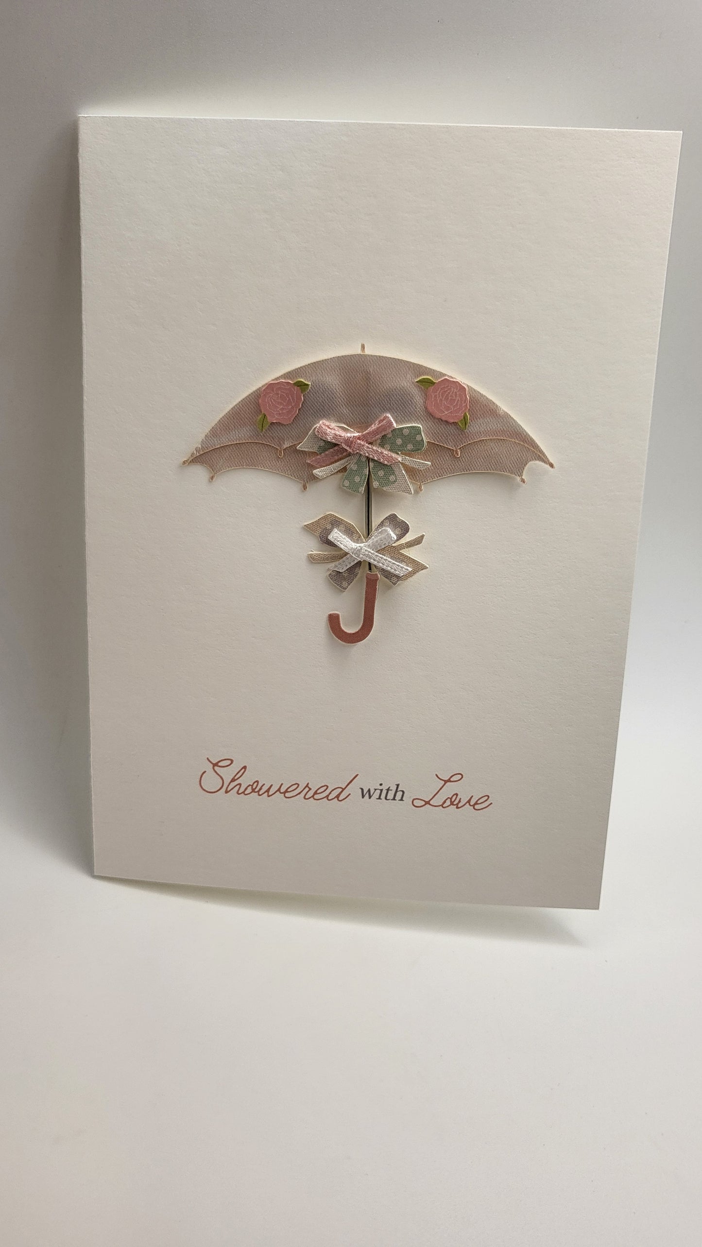 Pure Love Pink Baby Shower Card