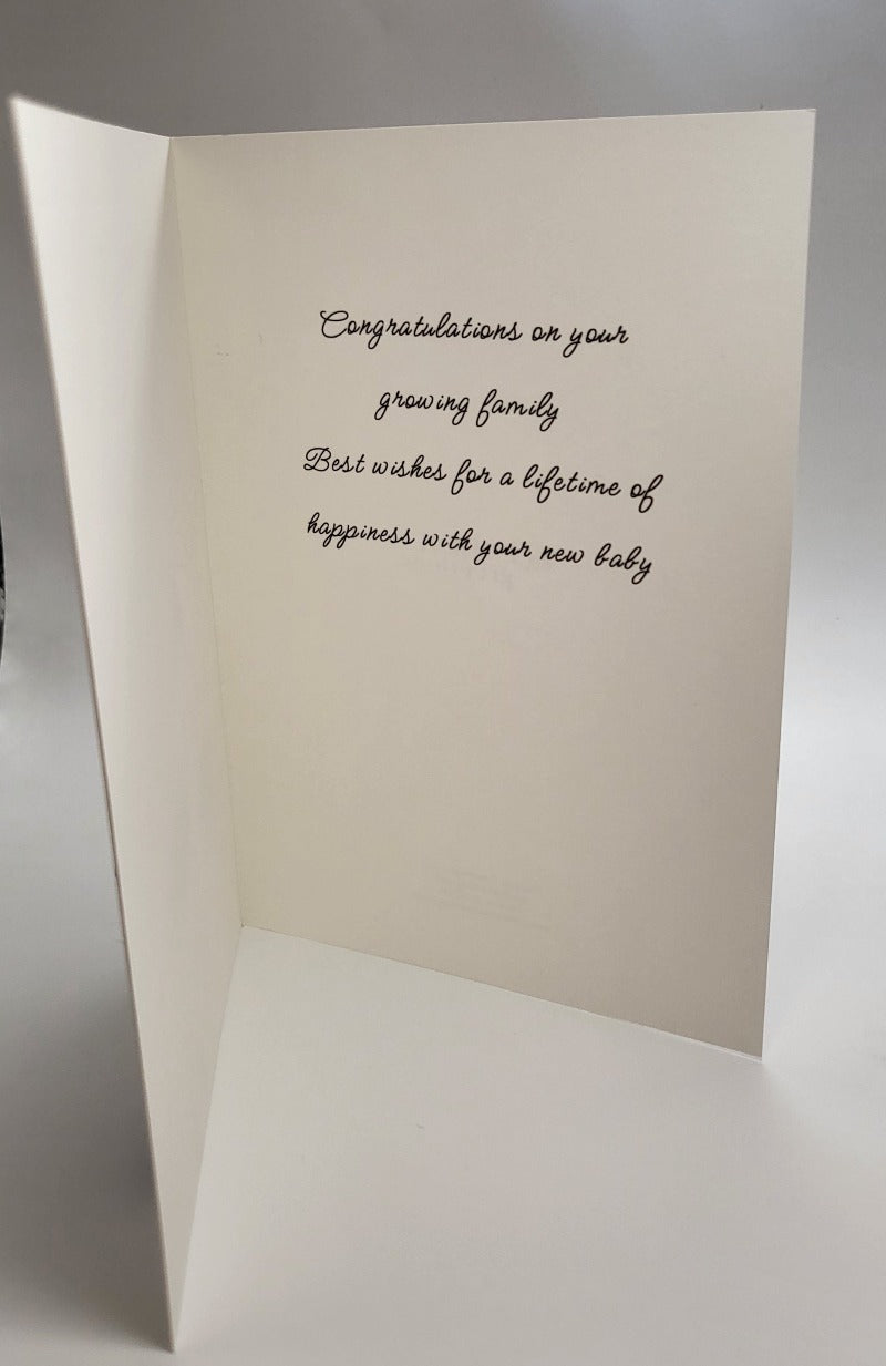 Blue Special Delivery Baby Shower Card