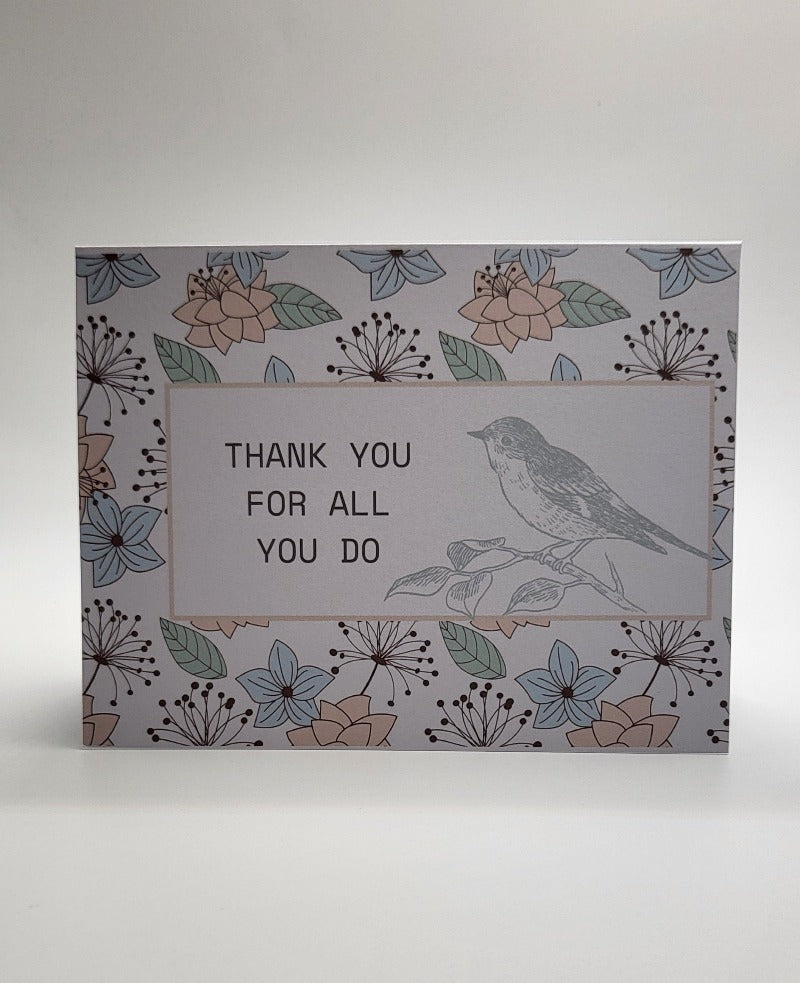 Bird Folded Notecard Set