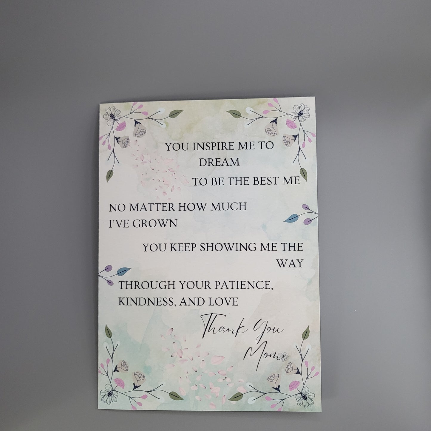 Mother's Inspiration Mother's Day Card