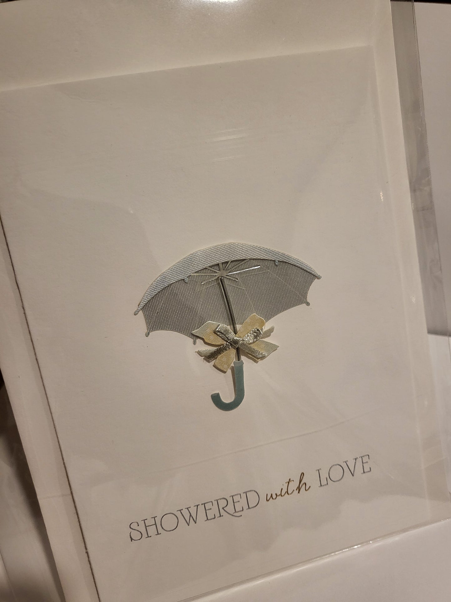 Vintage Pure Love Baby Shower Card