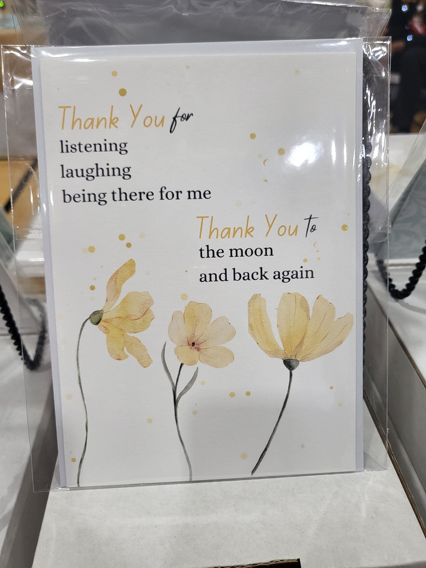 Yellow Thank You Card