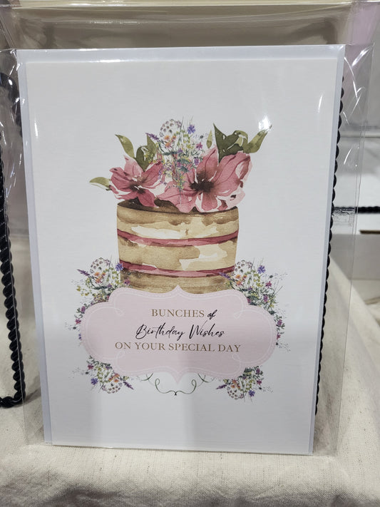 Bunches of Wishes Birthday Card