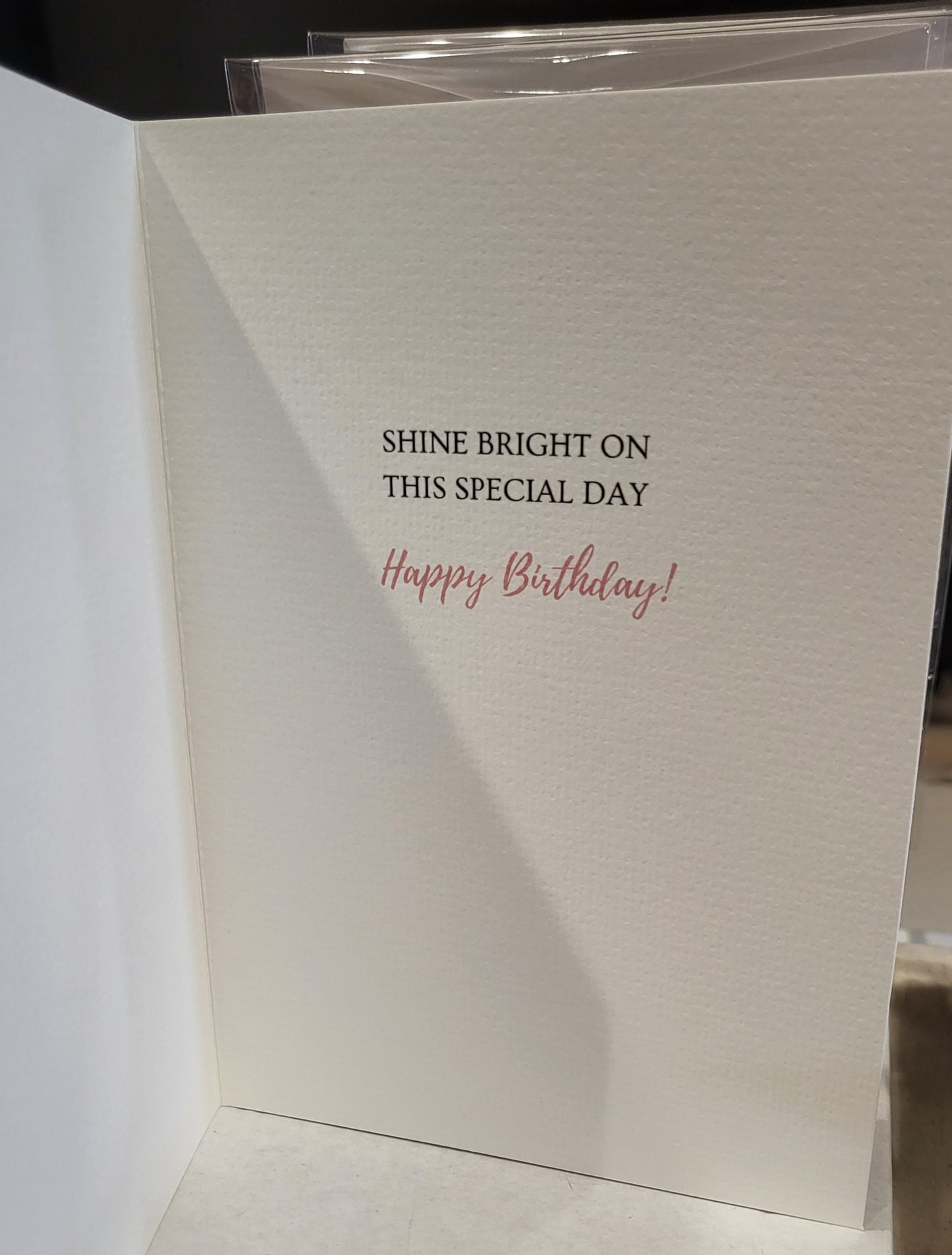 Plaid Sparkle Birthday Card