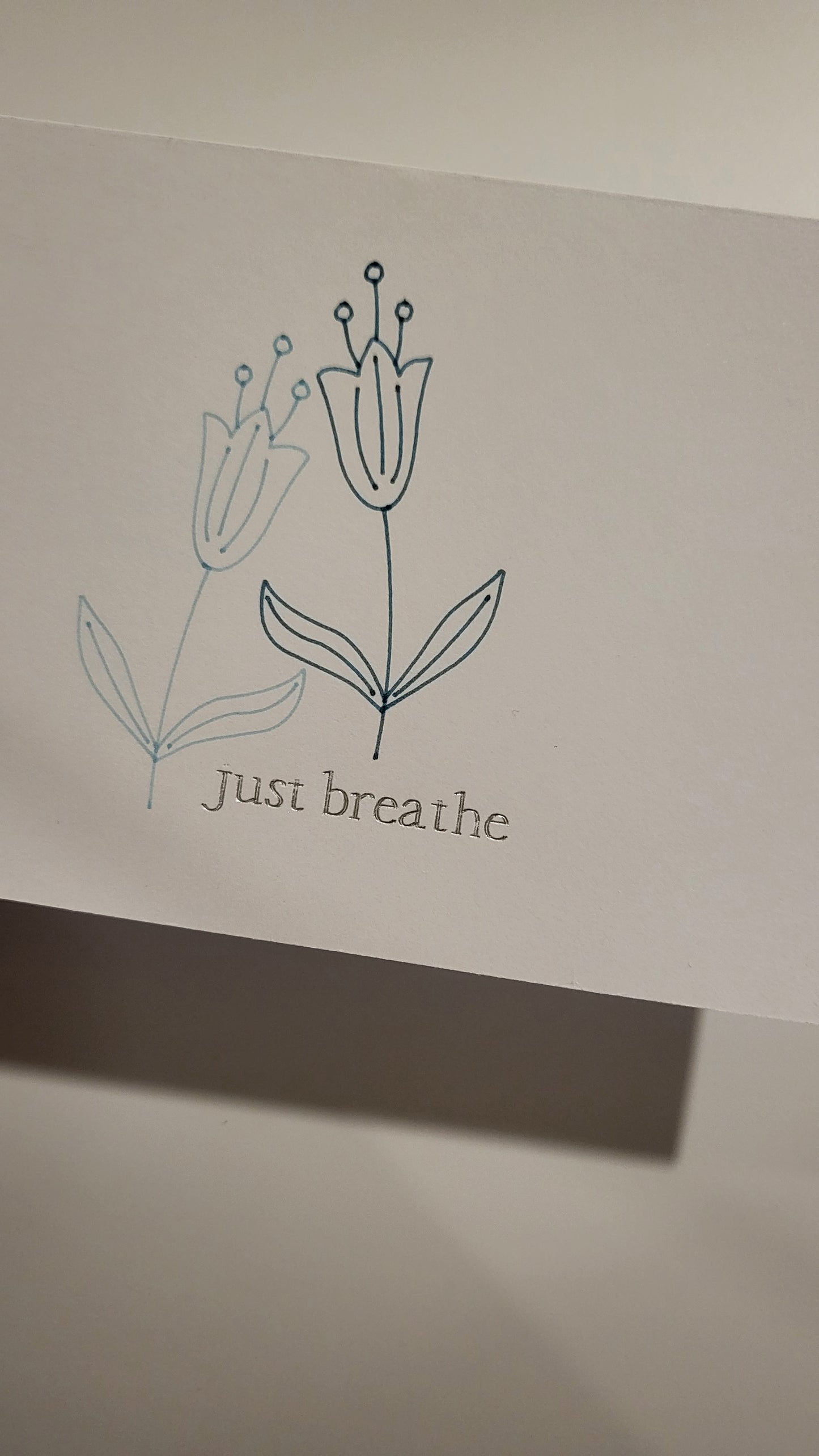 Just Breathe Folded Notecard Set