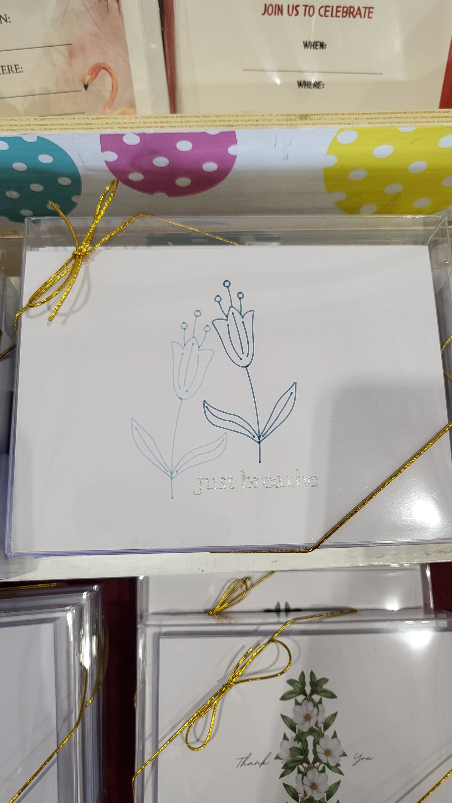 Just Breathe Folded Notecard Set