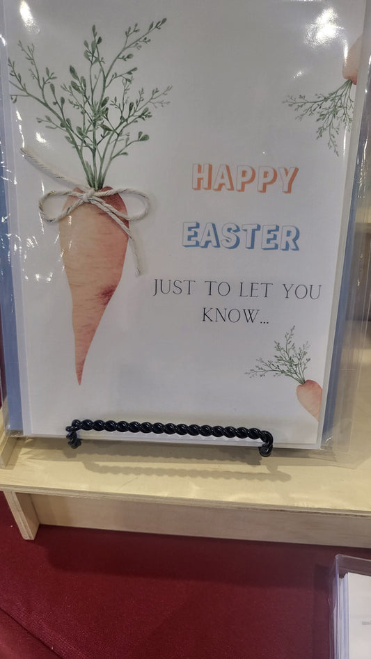 Carrot Easter Card