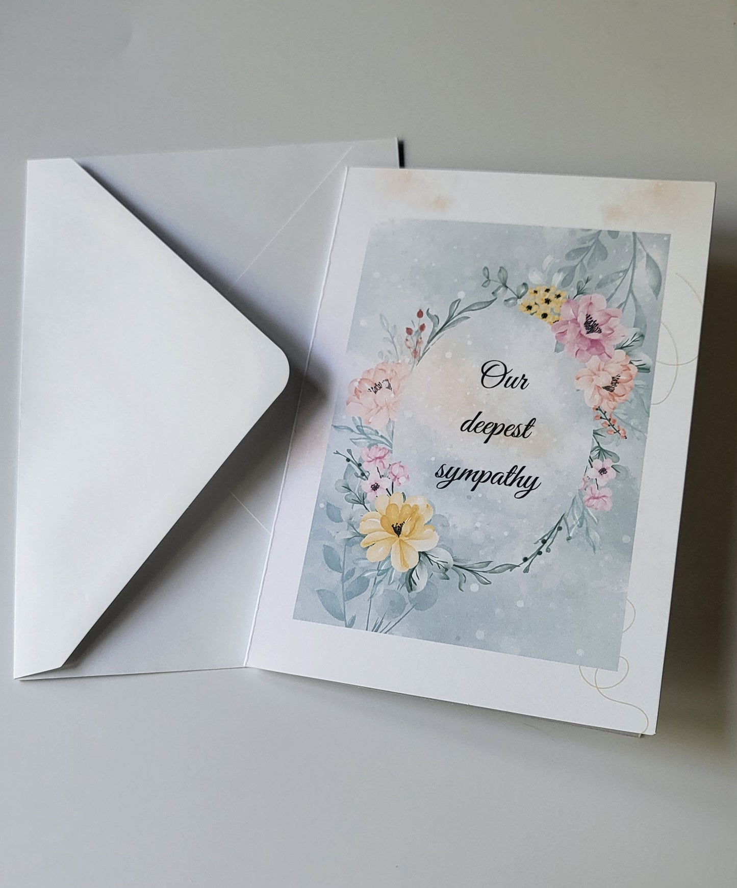Serenity Sympathy Card