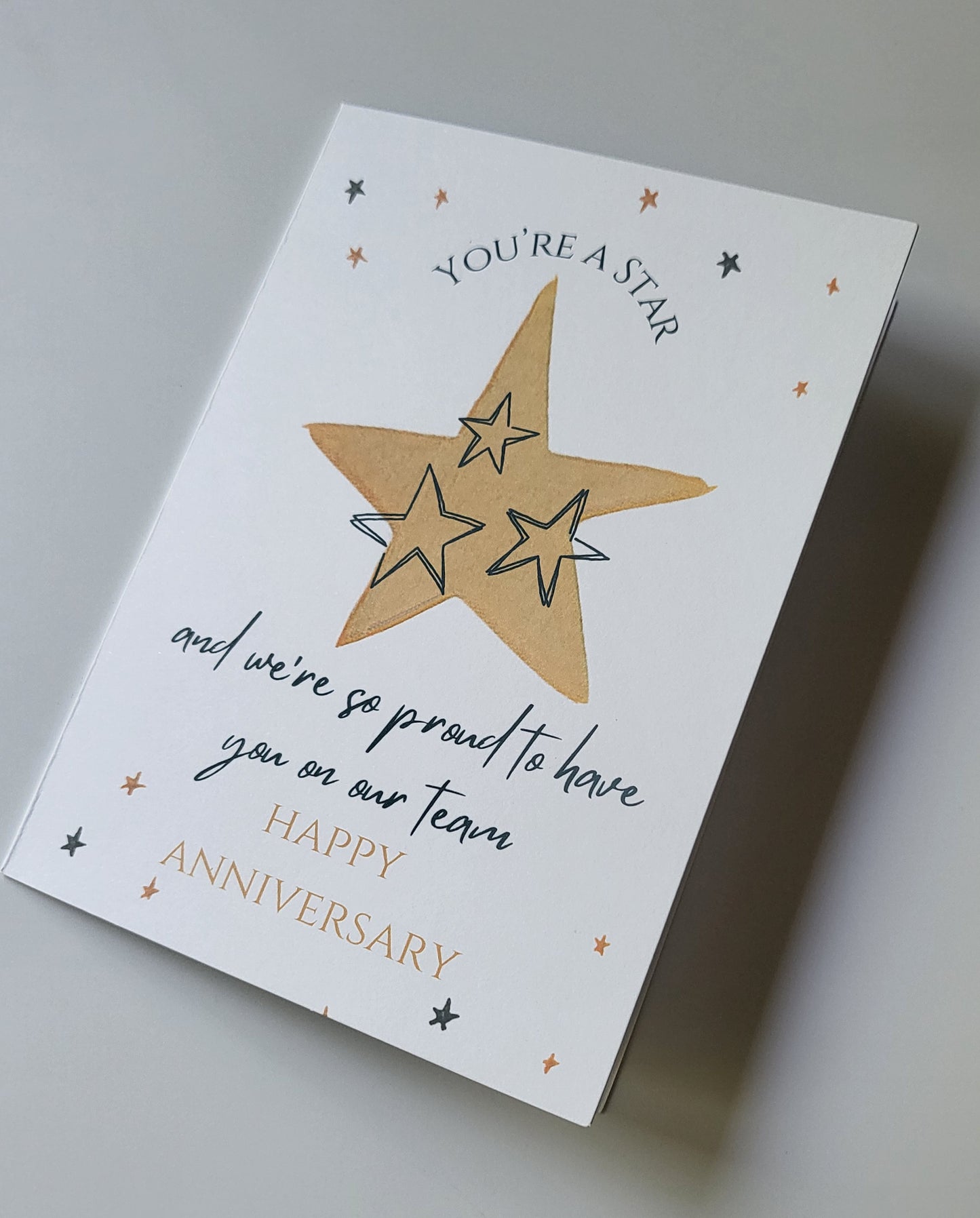 Star Employee Anniversary Card