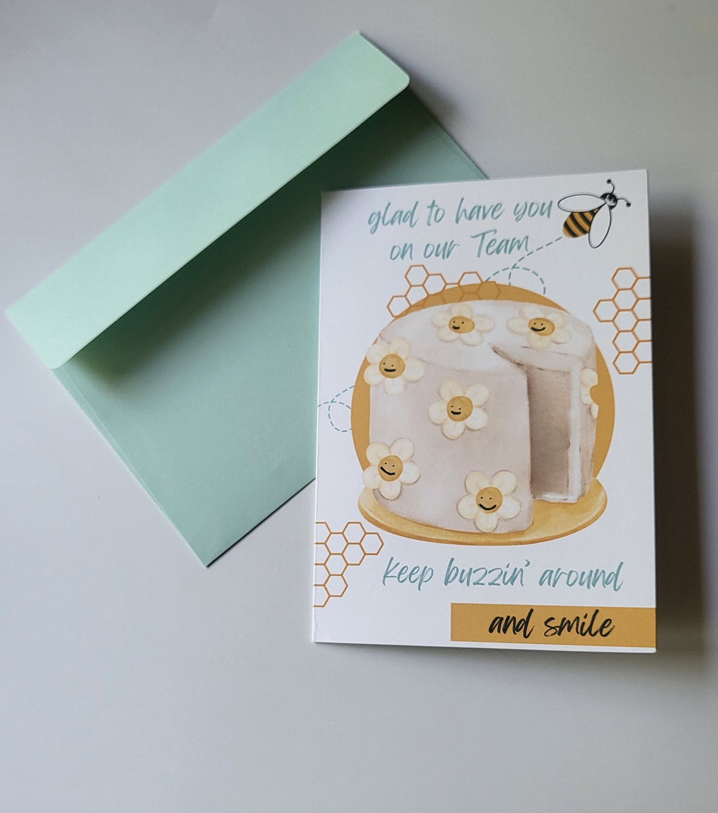 Bee Employee Birthday Card