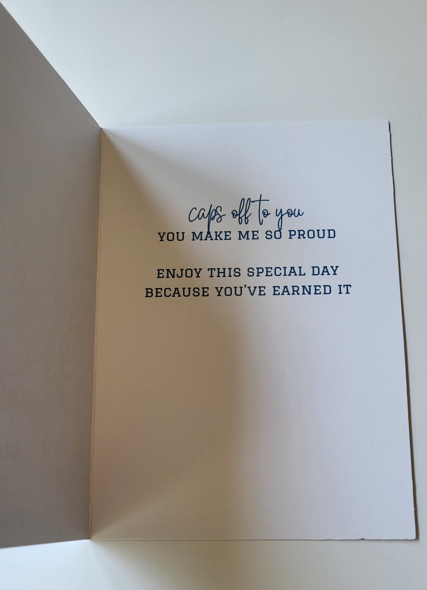 Crest Graduation Card