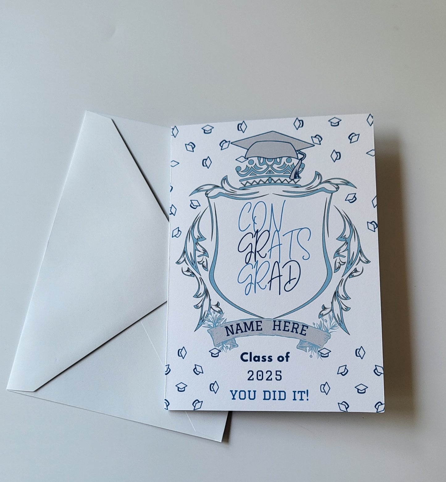 Crest Graduation Card