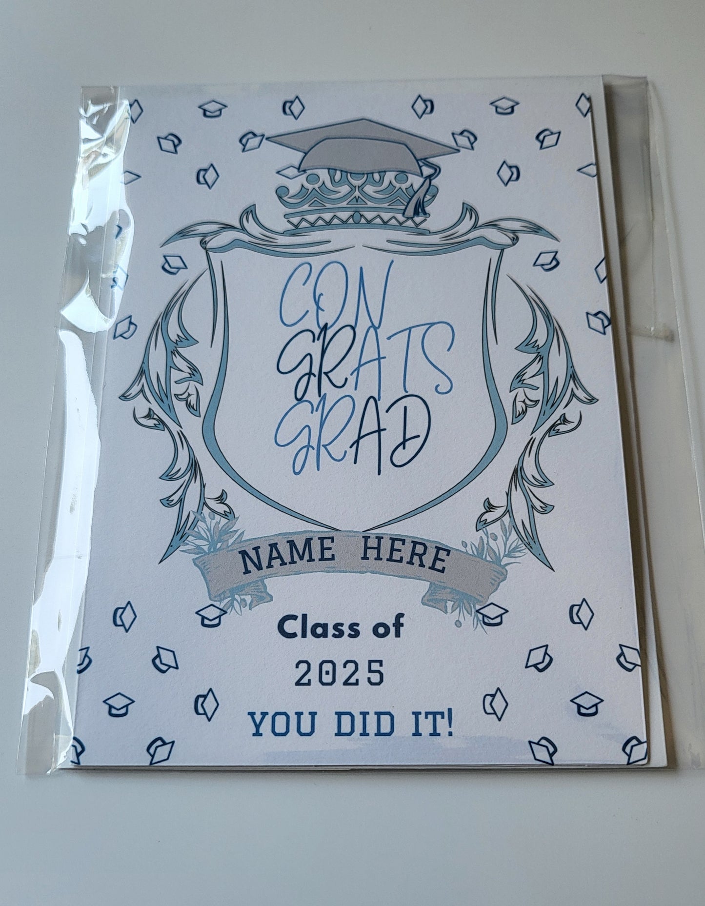 Crest Graduation Card
