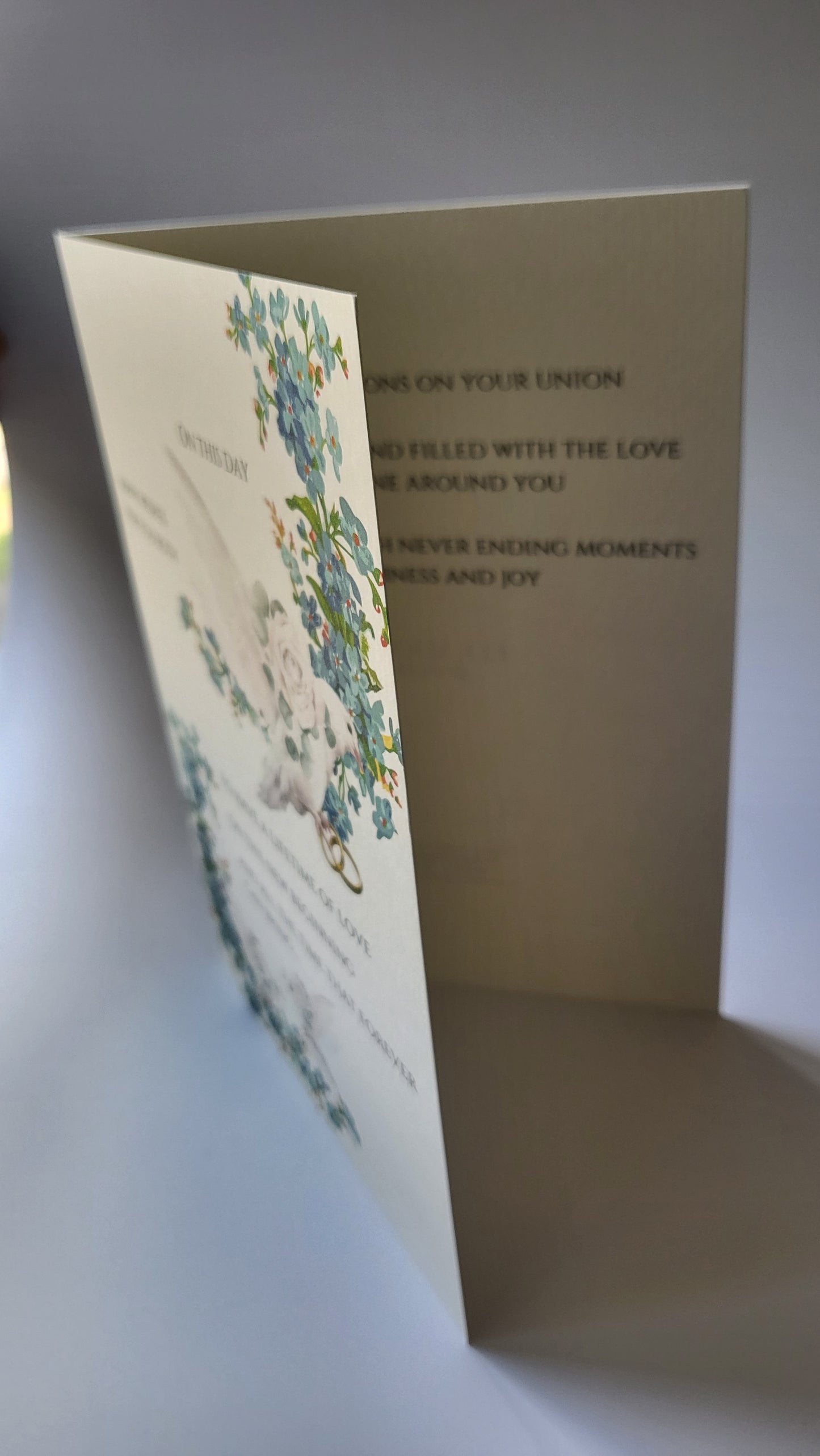 Lifetime of Love Wedding Card