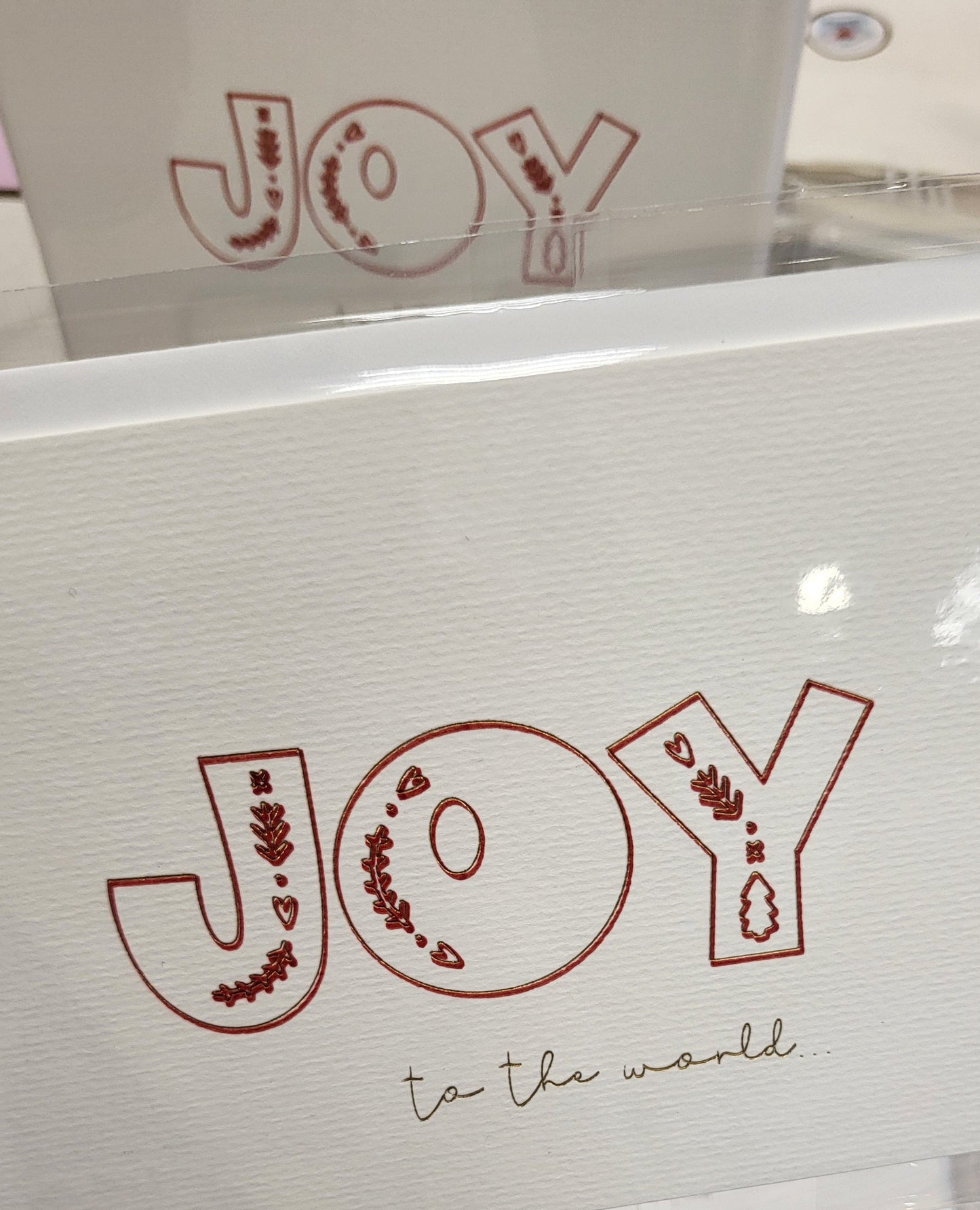 Joy Holiday Christmas Card
