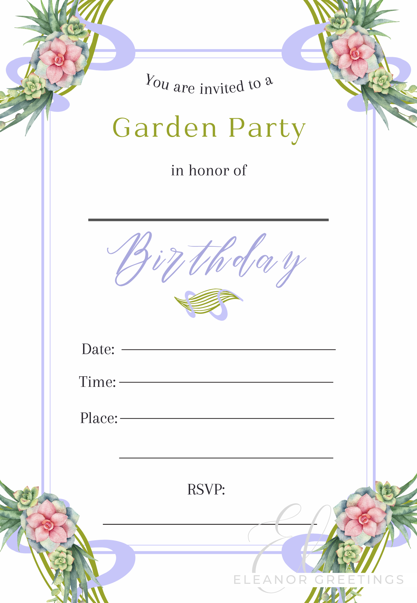 Birthday Invitation Collection