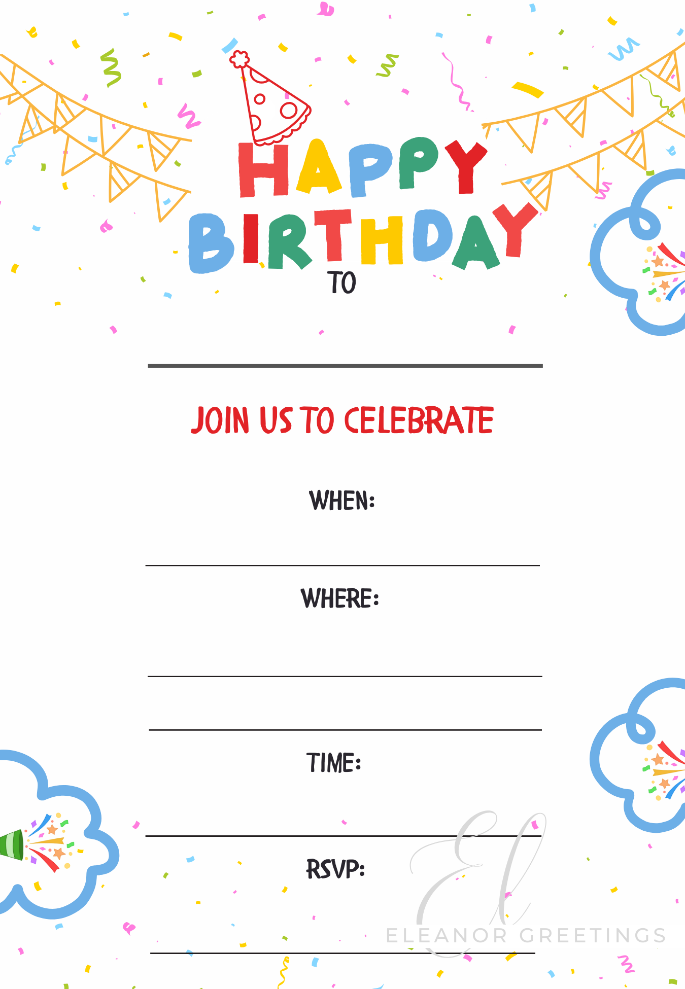 Birthday Invitation Collection