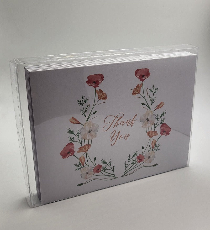 Floral Folded Notecard Set