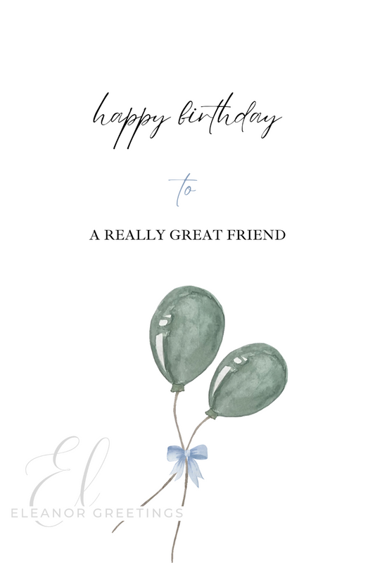 Great Friend Birthday Card