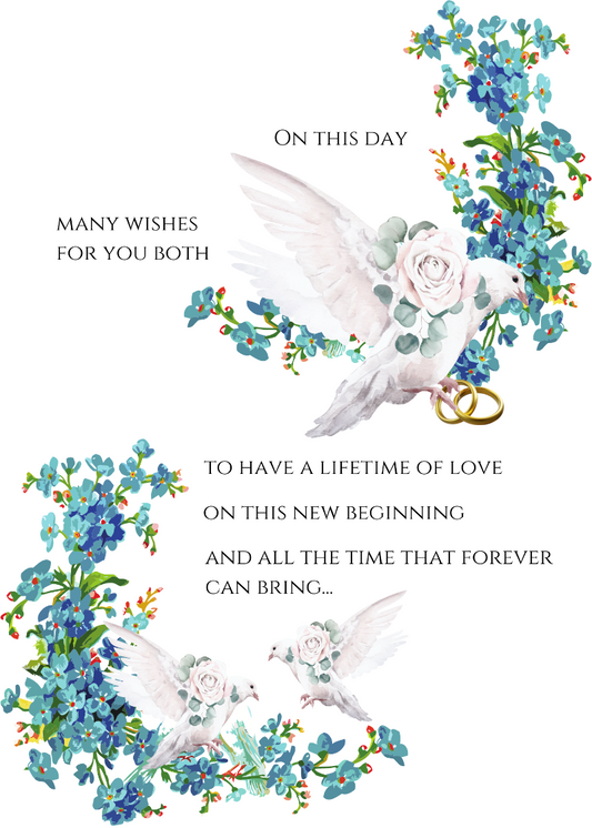 Lifetime of Love Wedding Card