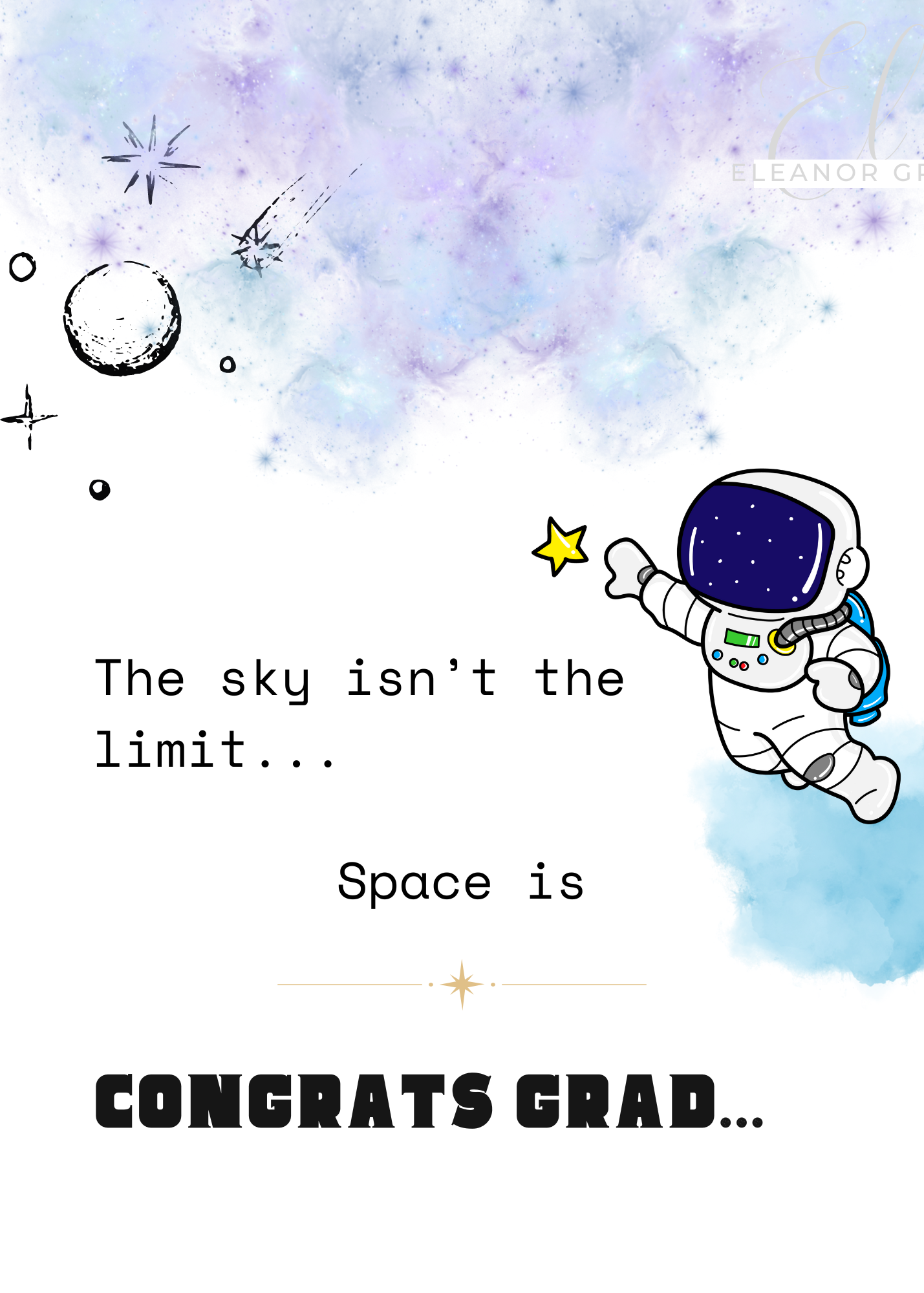 No Limit Graduation Card