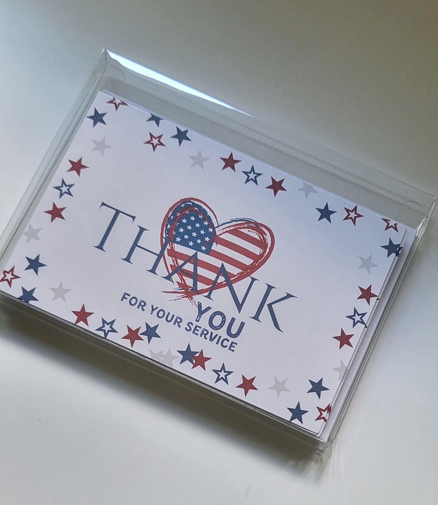 Patriotic Folded Notecard Set