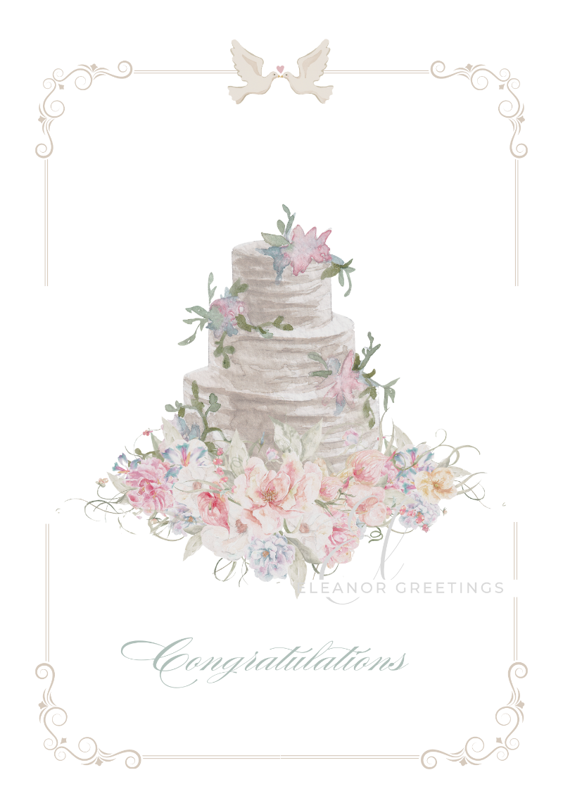 Wedding Cake Card