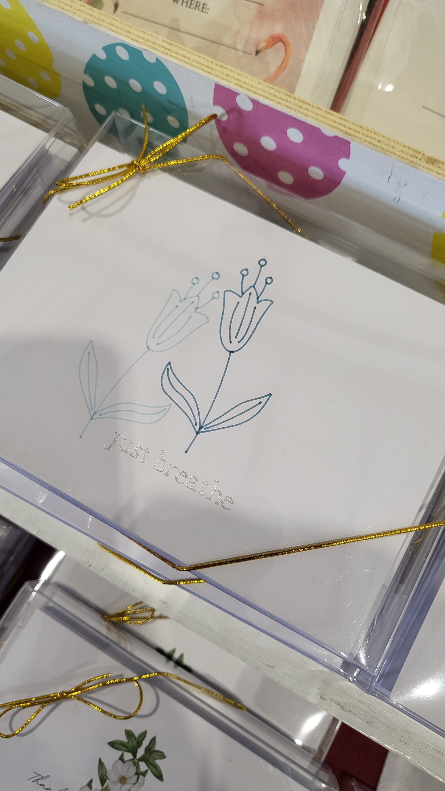 Just Breathe Folded Notecard Set