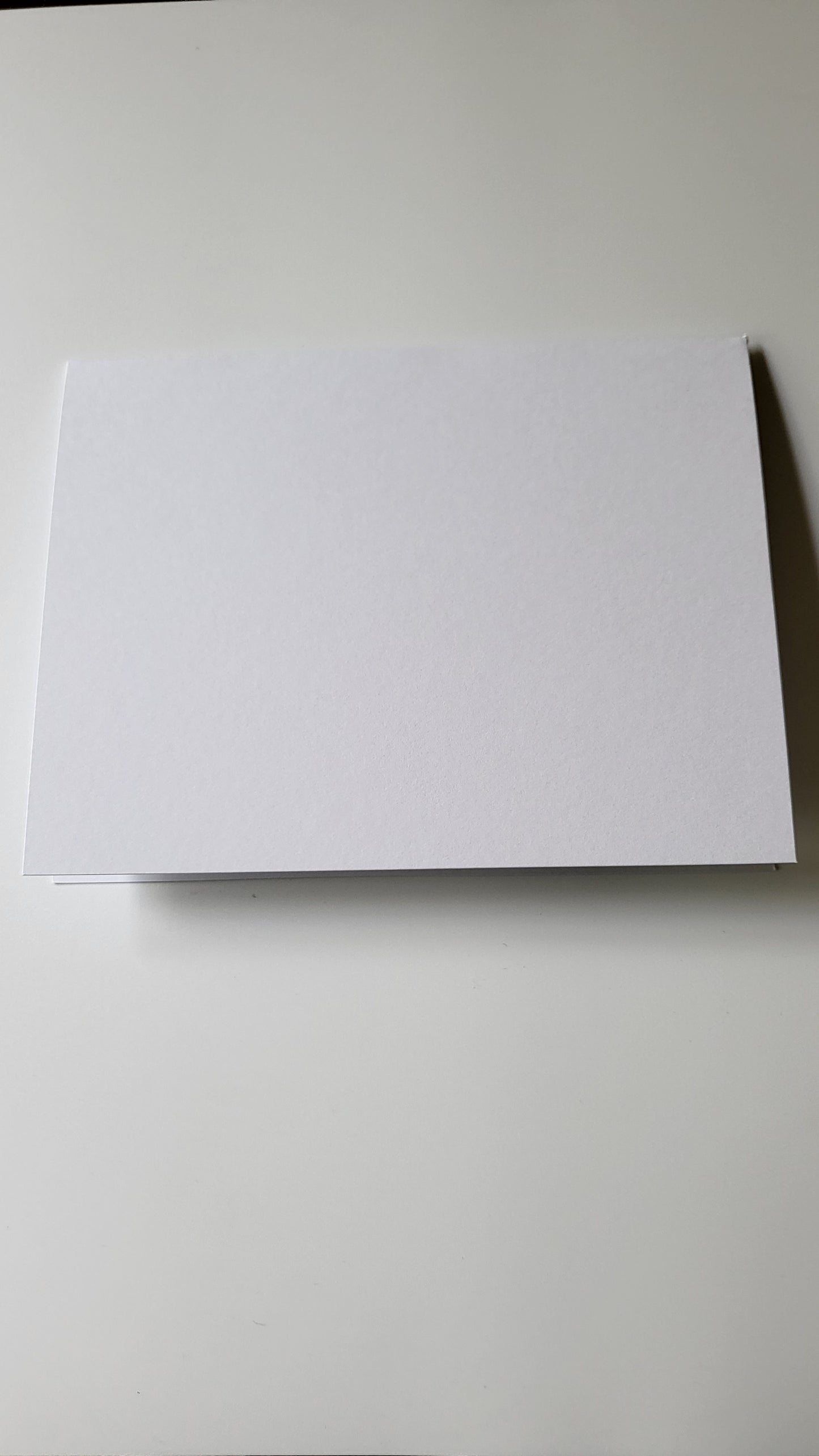 Plain Folded Notecards