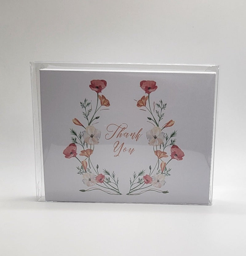 Floral Folded Notecard Set
