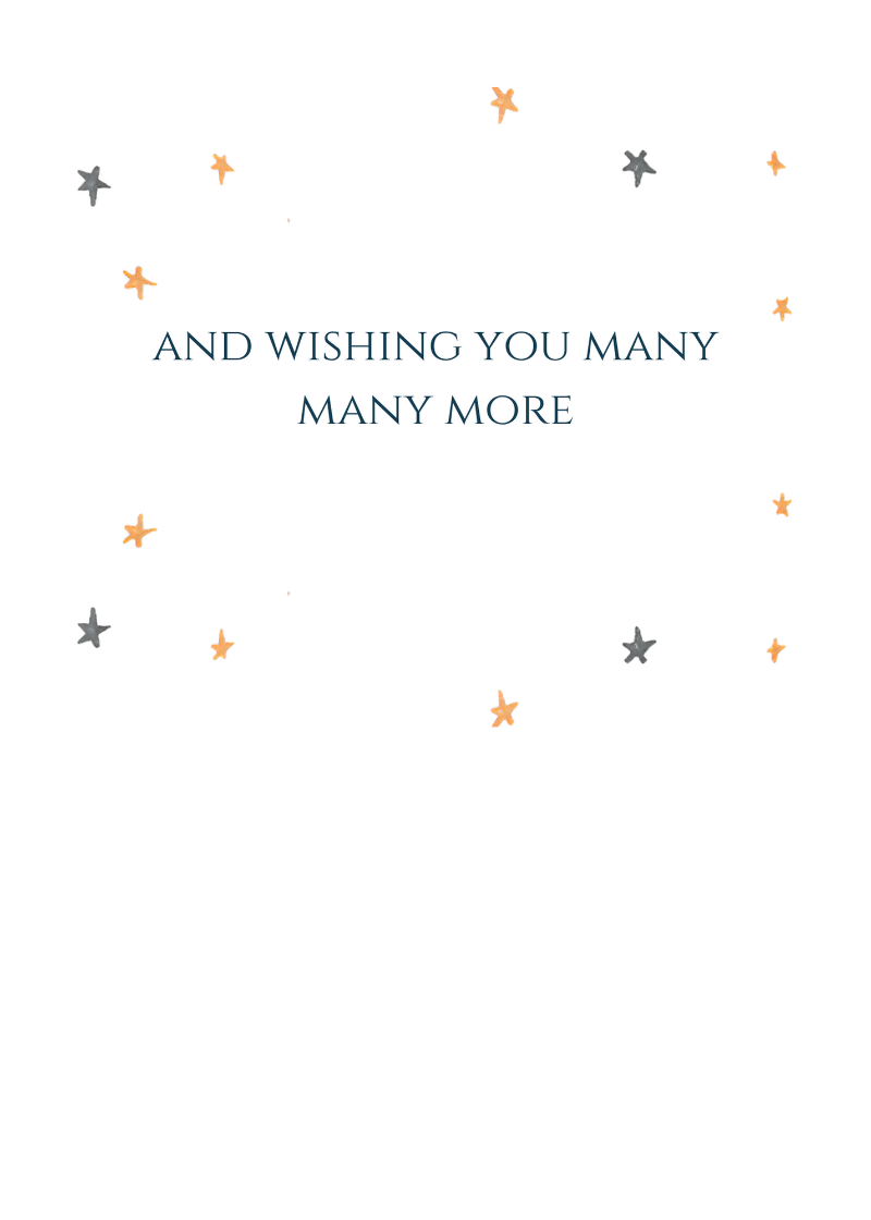 Star Birthday Card