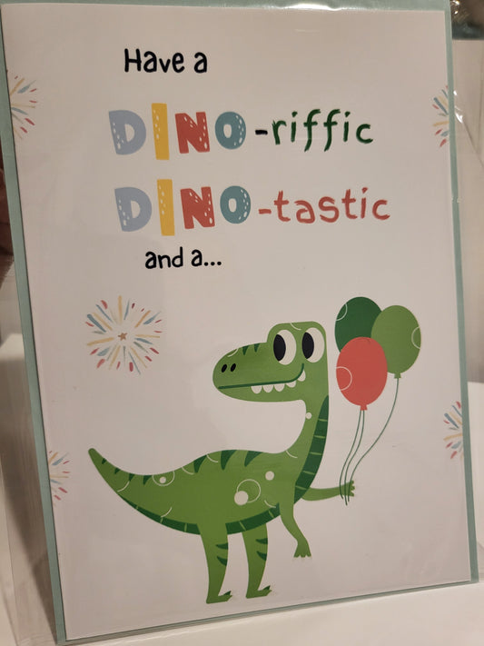 Dino Birthday Card