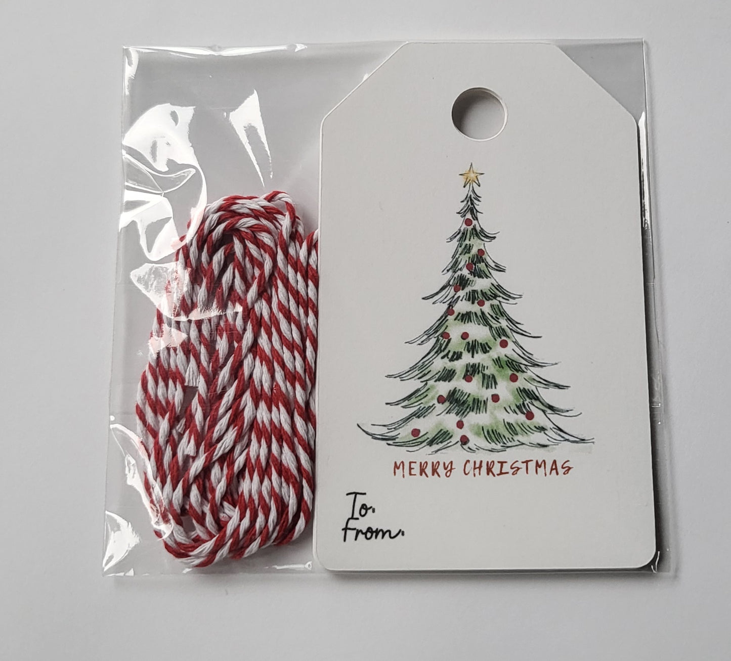 Light of Christmas Tree Gift Tags