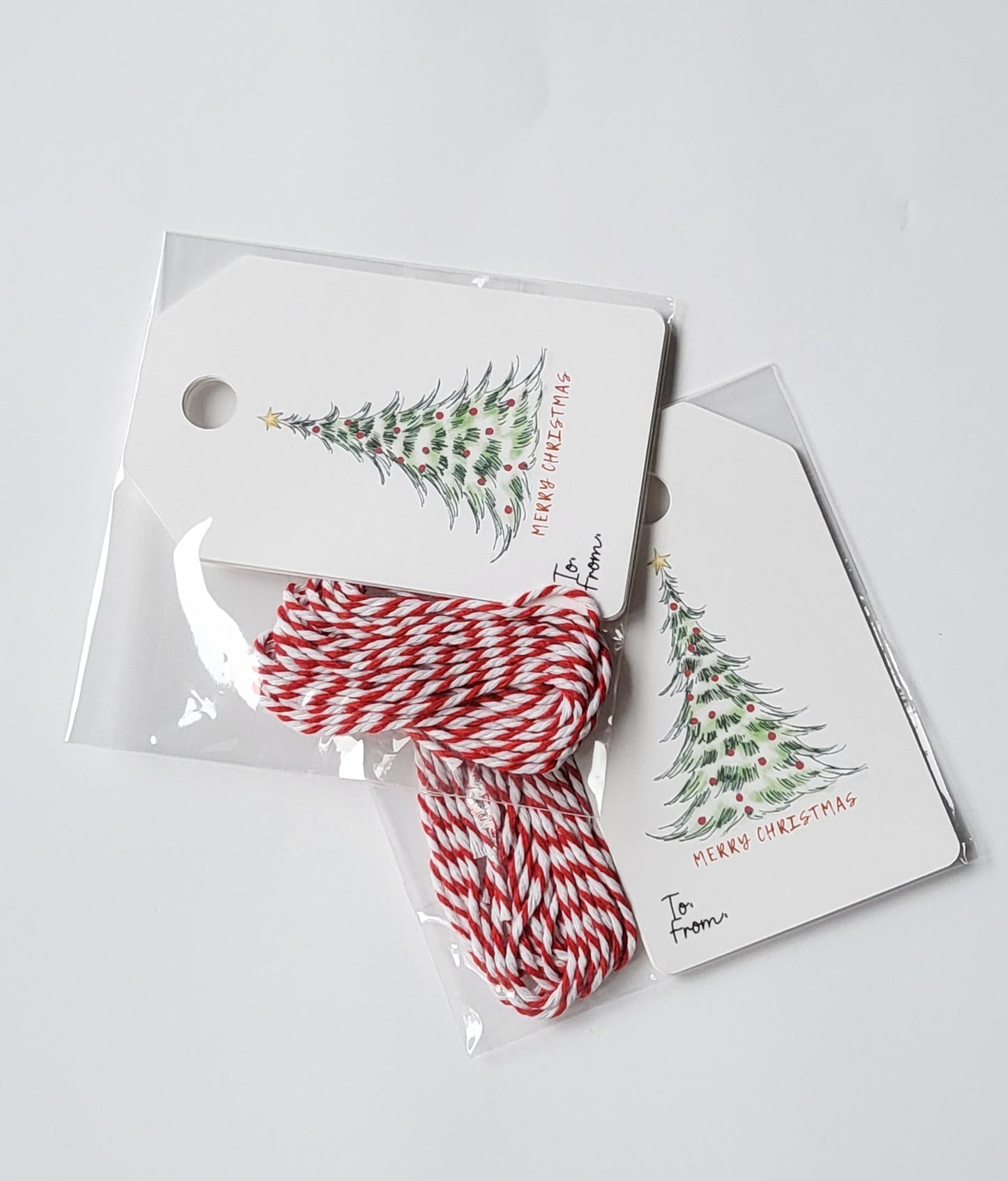 Light of Christmas Tree Gift Tags