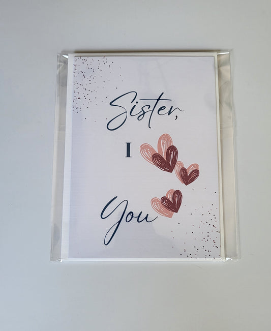 Sister Love Thinking of You Card