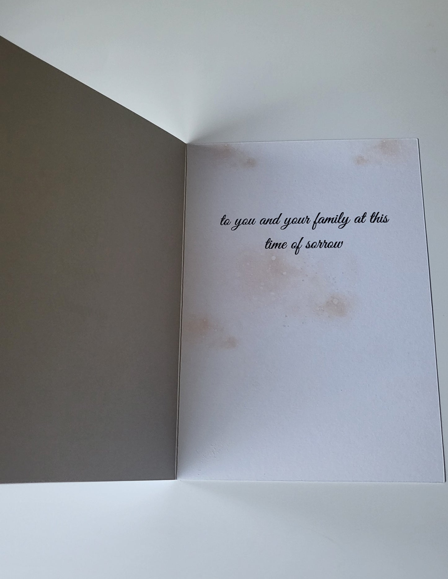 Serenity Sympathy Card