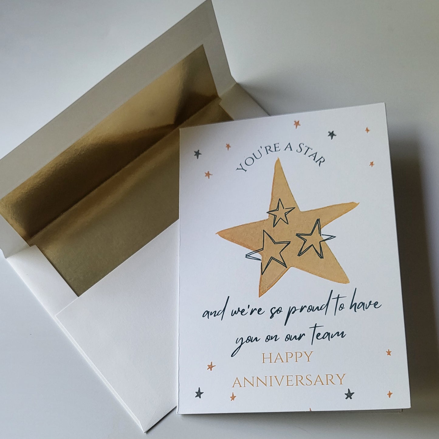 Star Employee Anniversary Card