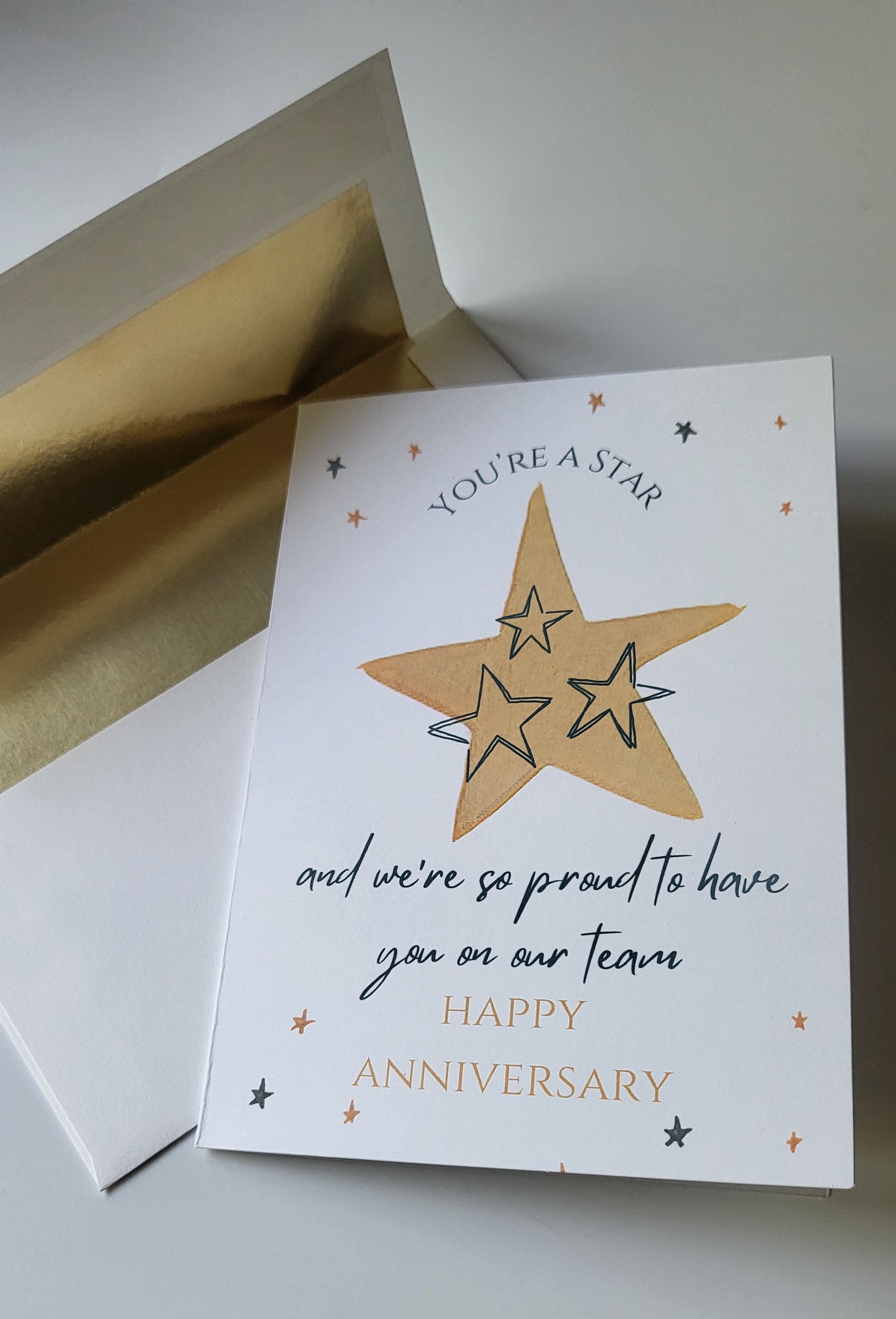 Star Employee Anniversary Card