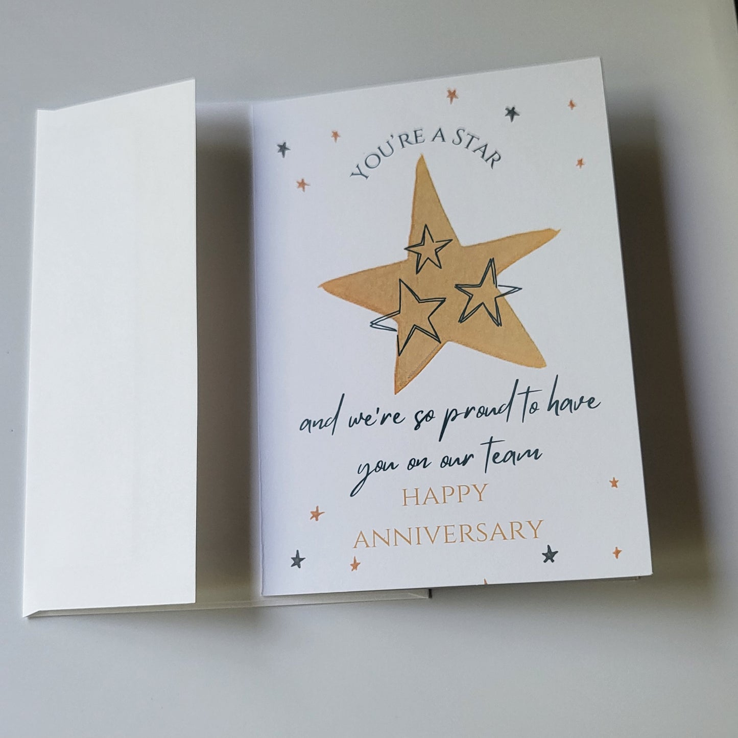 Star Employee Anniversary Card