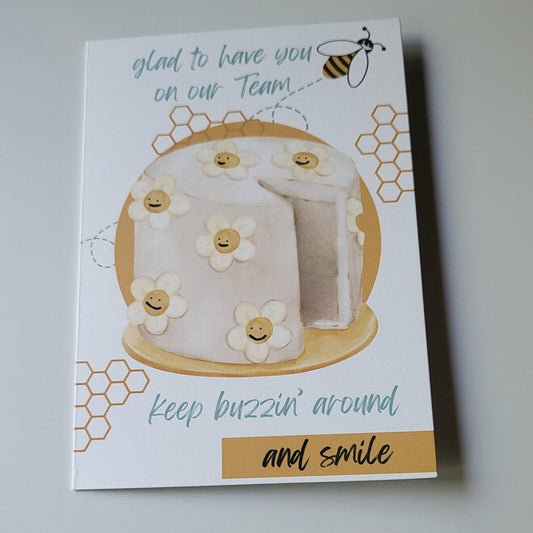 Bee Employee Birthday Card