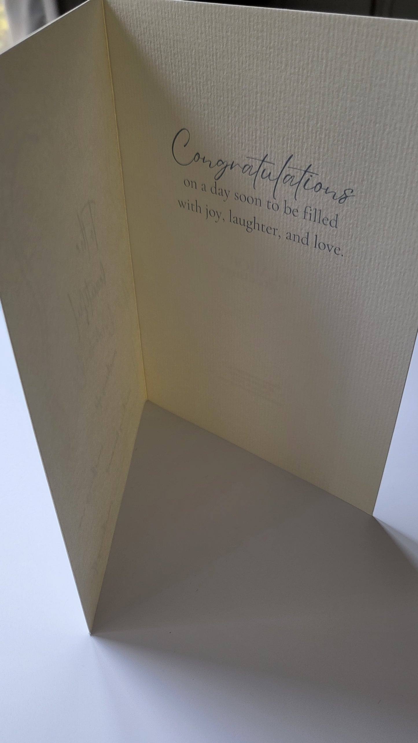 Something Blue Bridal Shower Card