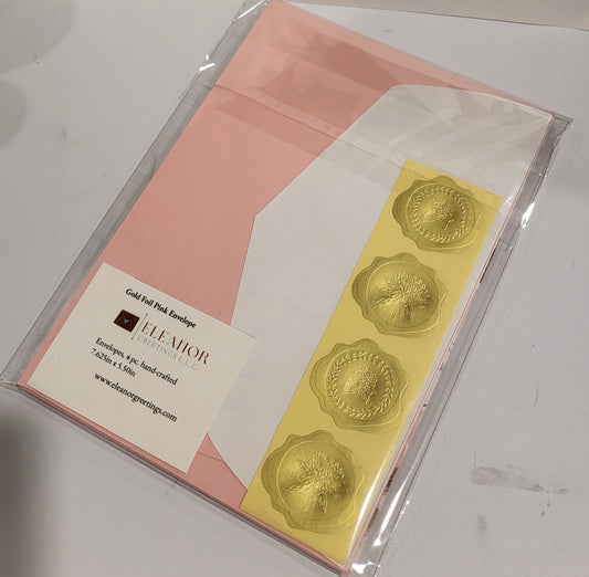 Pink Floral Envelope