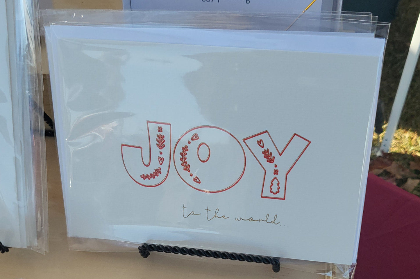 Joy Holiday Christmas Card