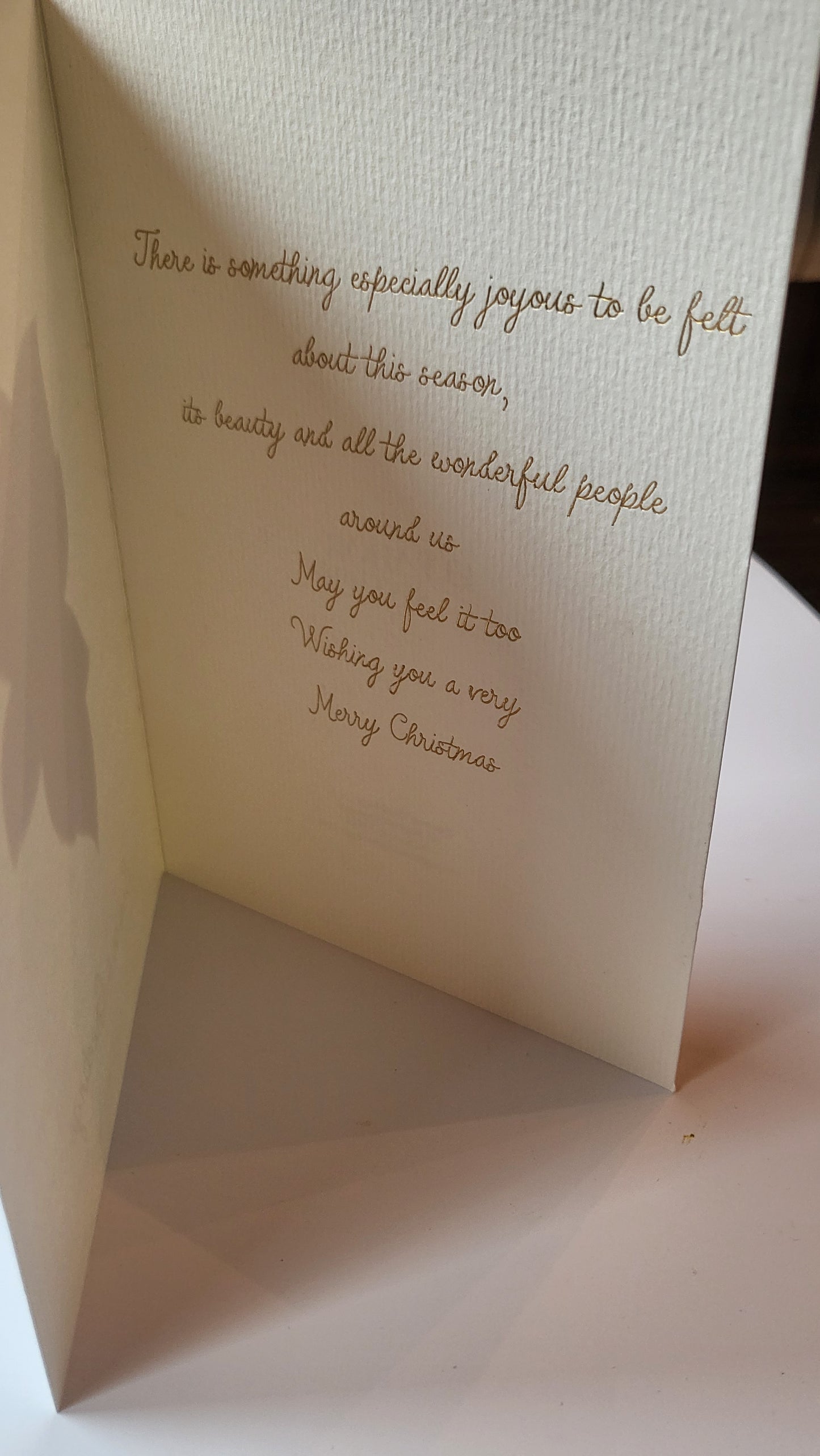 Poinsettia Holiday Christmas Card