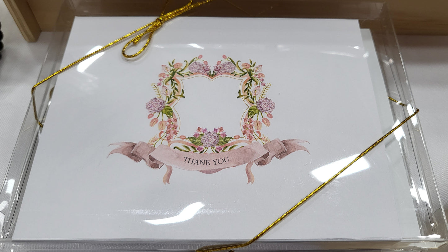 Elegant Bliss Thank You Notecards