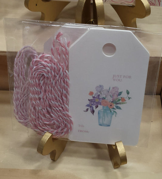 Flower Bouquet Gifttags