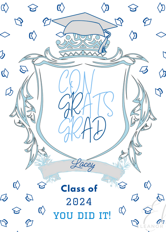 Crest Graduation Card