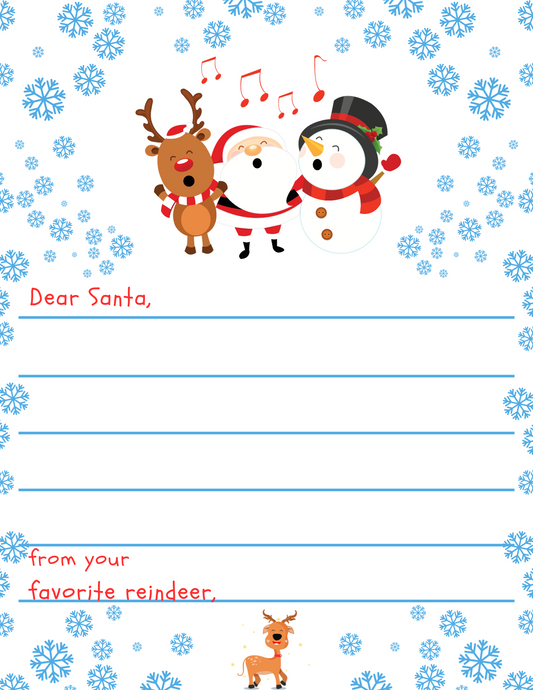 Dear Santa Letterhead