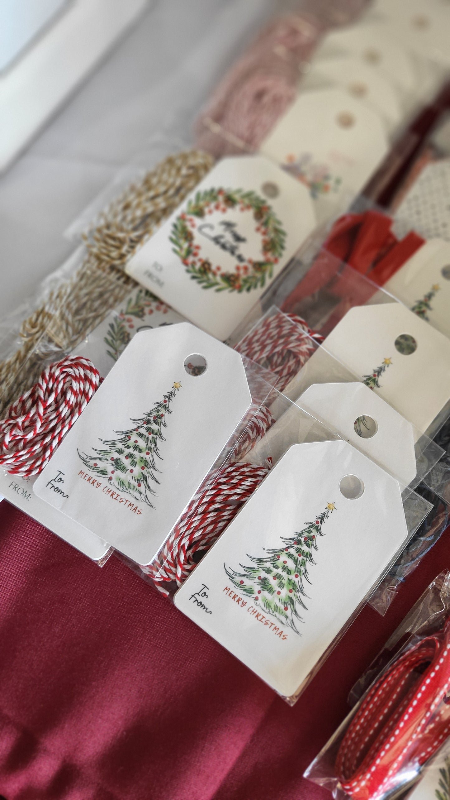 Light of Christmas Tree Gift Tags